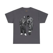 Outkast Duo Unisex Cotton T-Shirt Tee Dripped Design