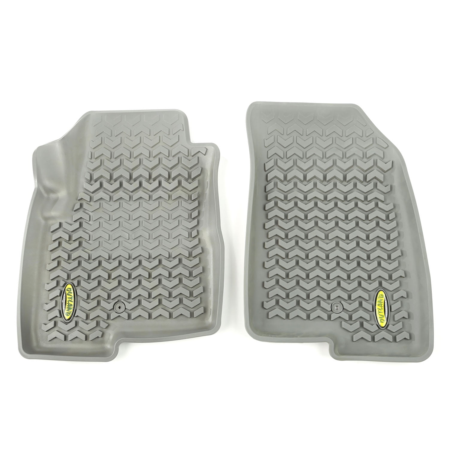 Outland 391492030 Front Gray Floor Mats for 0712 Caliber/0716 Compass
