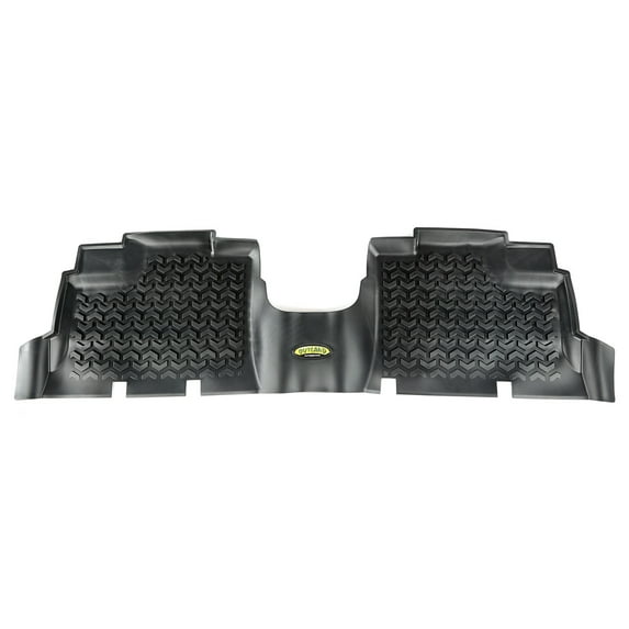 Outland Automotive 391295001 Rear Black Floor Liners for 07-16 Jeep Wrangler JKU Fits select: 2015-2017 JEEP WRANGLER UNLIMITED SPORT, 2012-2014 JEEP WRANGLER SPORT