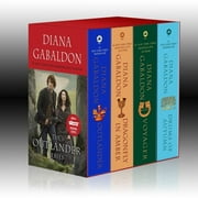 DIANA GABALDON Outlander 4-Copy Boxed Set: Outlander, Dragonfly in Amber, Voyager, Drums of Autumn (Paperback)