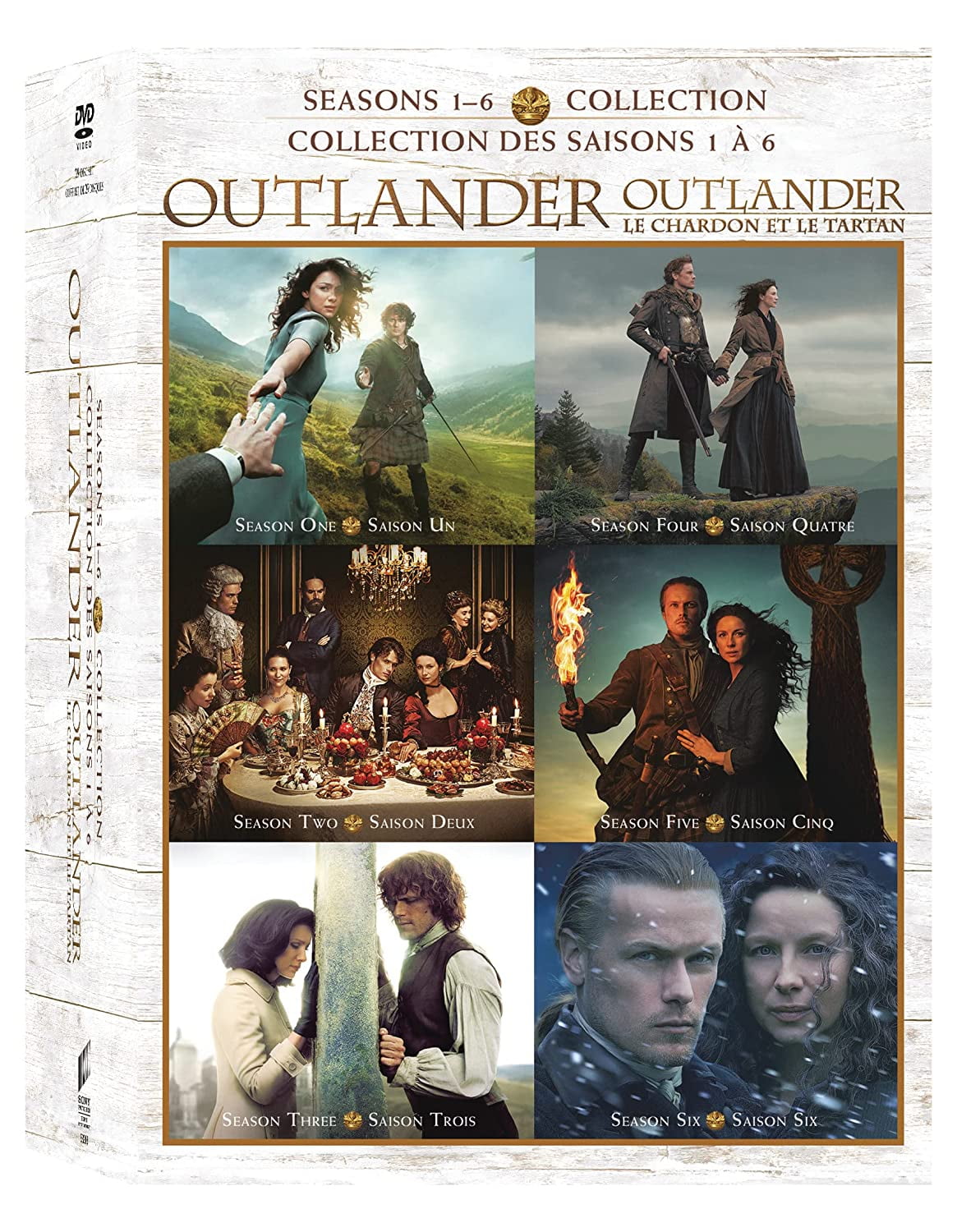 Outlander Complete Series Seasons 16 (DVD)