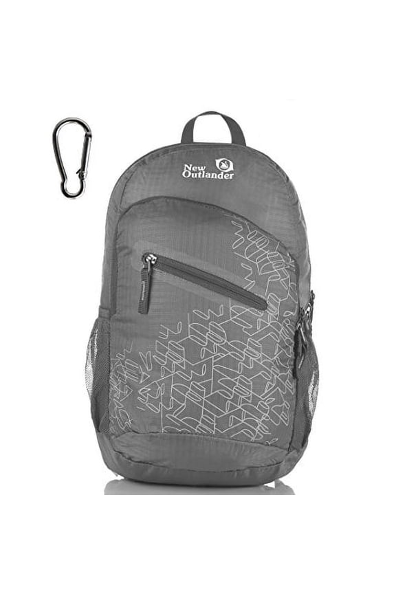 Outlander Packable Handy Lightweight Travel Hiking Backpack Daypackgreyl