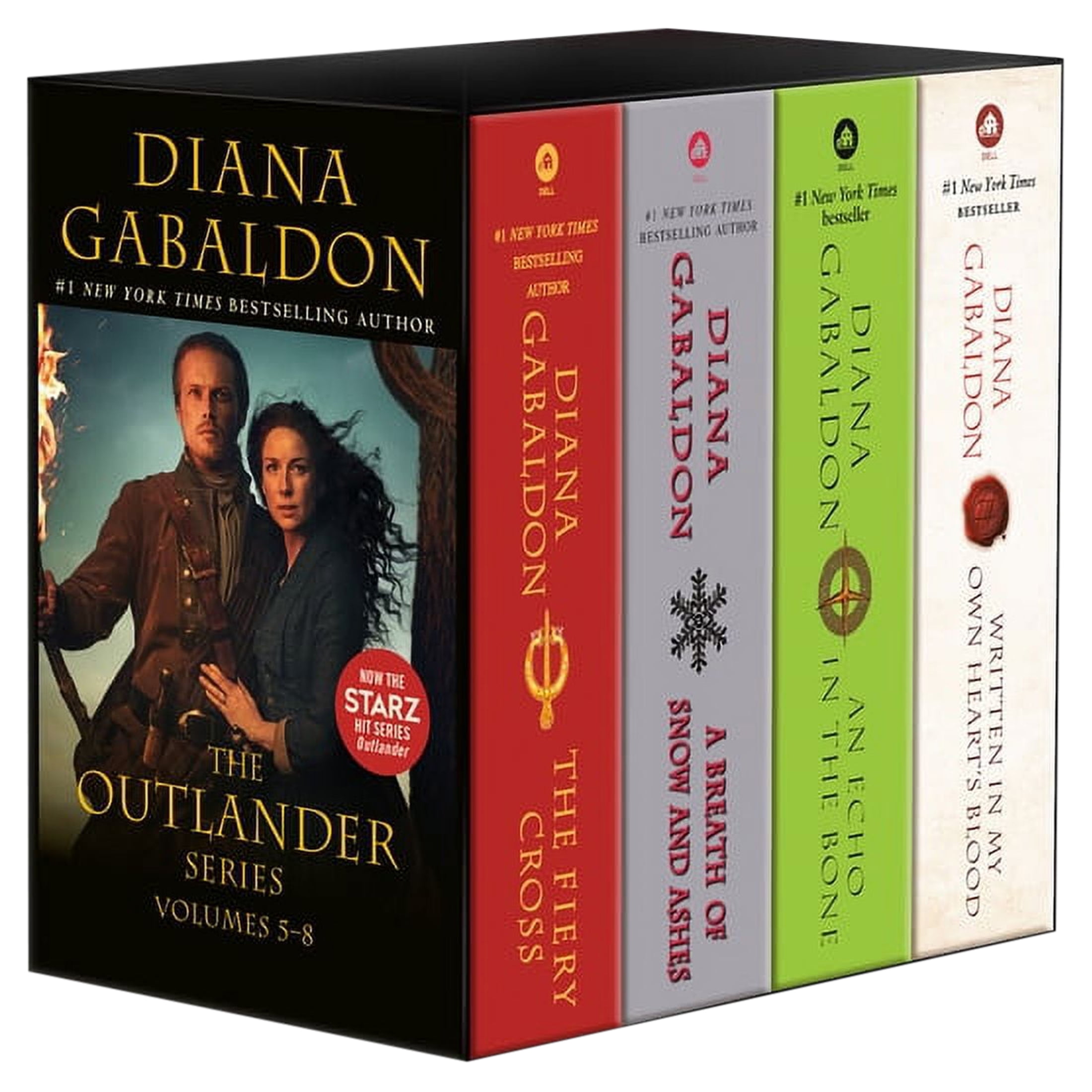 Outlander Volumes 5-8 (4-Book Boxed Set) : The Fiery Cross, A Breath of Snow and Ashes, An Echo in the Bone, Written in My Own Heart's Blood (Paperback)