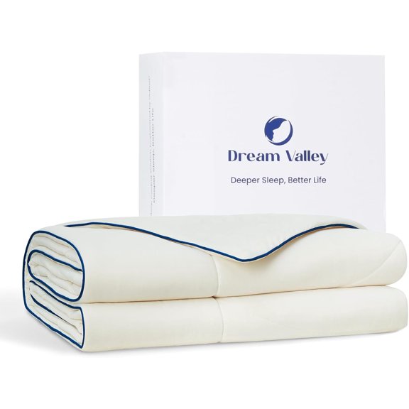 Outlast Deepsleep Cooling Comforter, King Size, NASA-Grade Space Technology Cooling Blanket for Hot Sleepers Night Sweats, Q-Max > 0.45 Aerocool Breathable, Ivory, 106"x90"