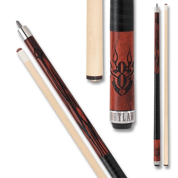 Outlaw OL21 Cherry Pool Cue  Billiard Stick Billiards Cues