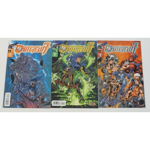 Outlaw 7 #1-3 VF/NM complete series Logan Lubera ; Dark Horse