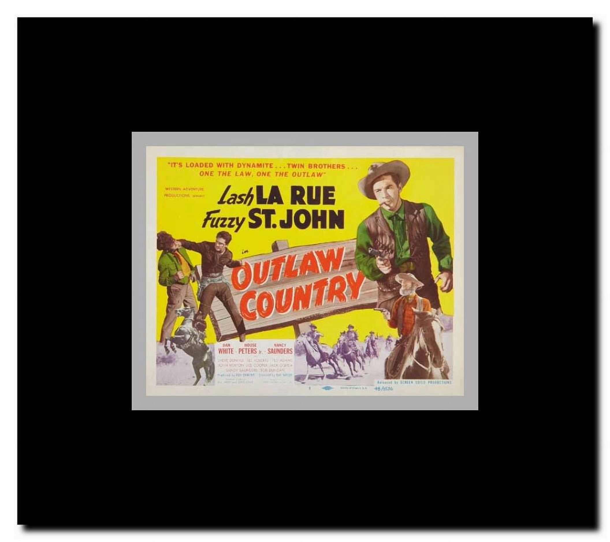 Outlaw Country Framed Movie Poster