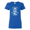 thumbnail image 1 of Outlaw Forever Biker Marilyn Monore | Womens Famous People Graphic T-Shirt, Royal, Medium, 1 of 3