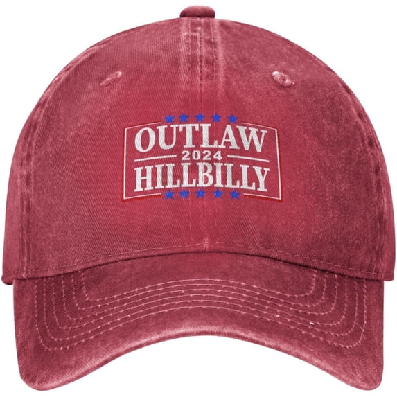 Outlaw Hillbilly 2024 Baseball Caps for Men 90s Vintage Baseball Hats