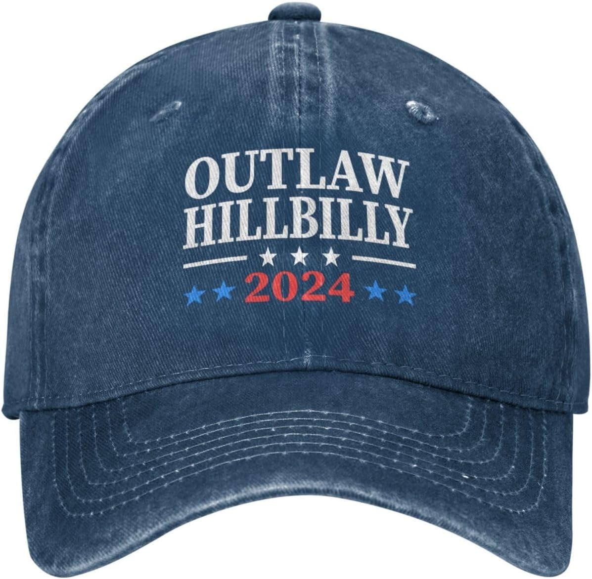 Outlaw Hillbilly 2024 Baseball Caps for Men 90s Vintage Baseball Hats