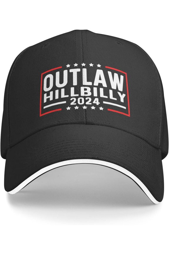 Outlaw Hillbilly 2024 Cap for Men Baseball Cap Funny Caps