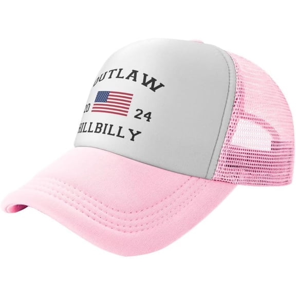 Outlaw Hillbilly Baseball Cap for Women Men Adjustable Funny Trucker Hats for All Season Outdoor Travel Hiking