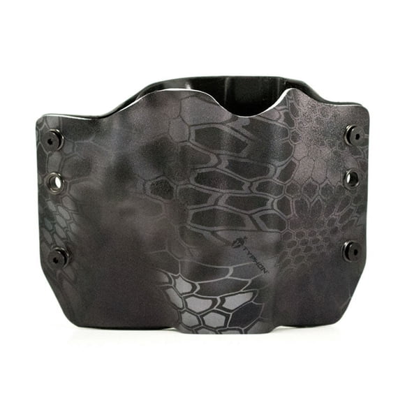 Outlaw Holsters OWB Holster - Right Hand, Black Carbon Fiber For S&W Equalizer, Optic Ready