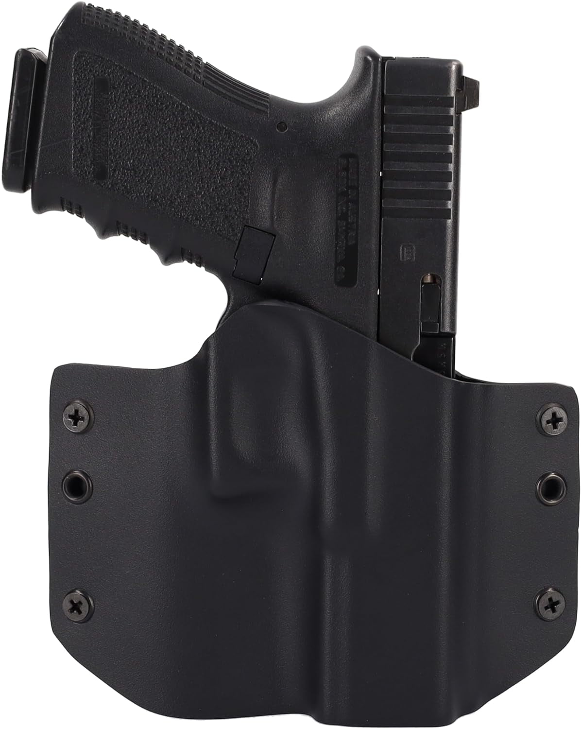 Outlaw Holsters Matte Black OWB Holster - Left-Hand For CZ P-09, Optic Ready & Made In USA