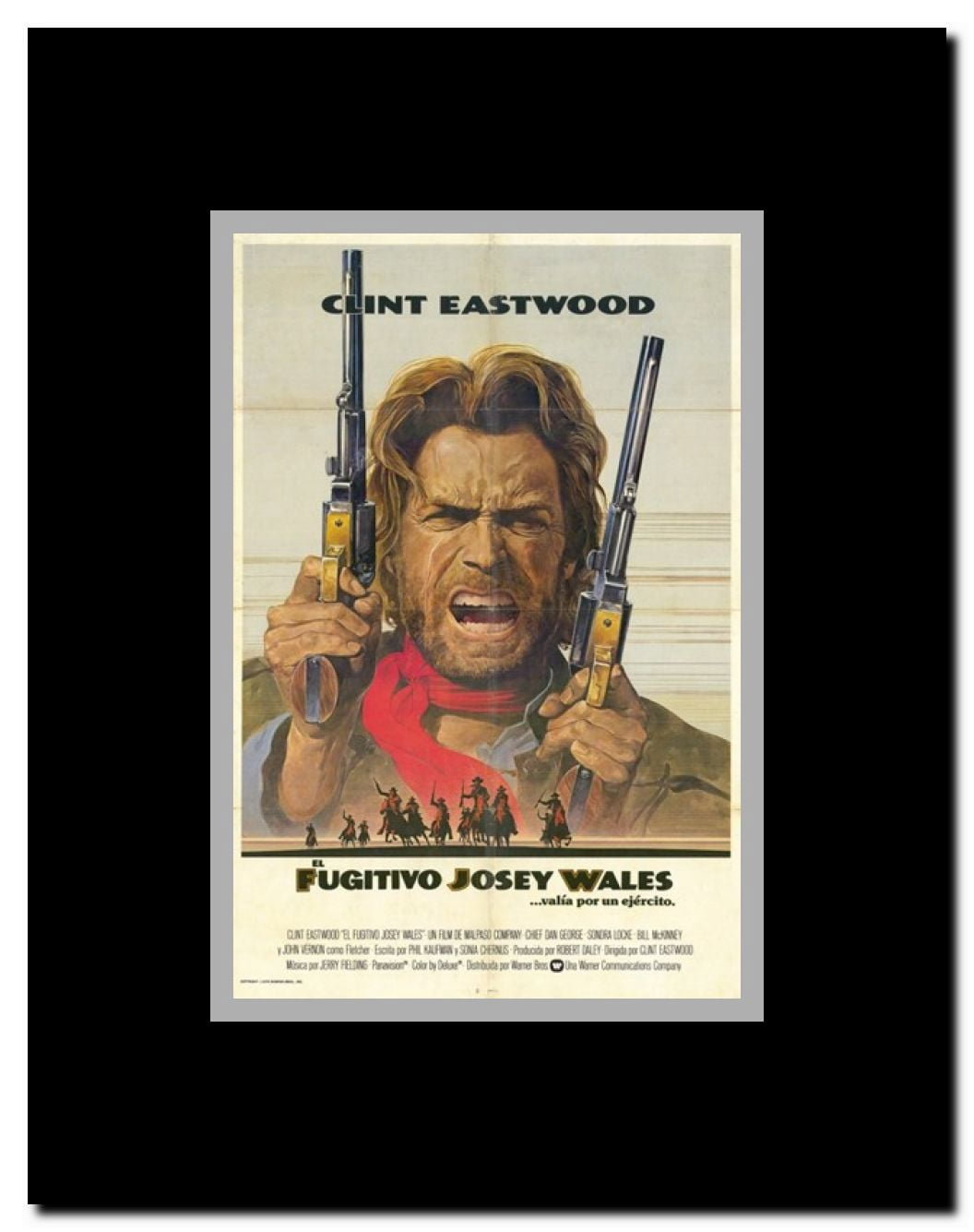 Outlaw Josey Wales Framed Movie Poster