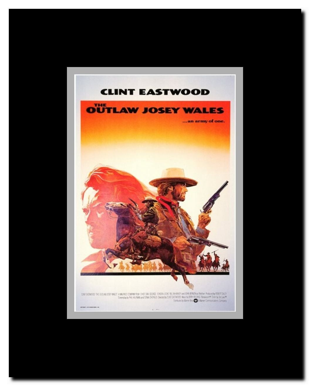 Outlaw Josey Wales Framed Movie Poster