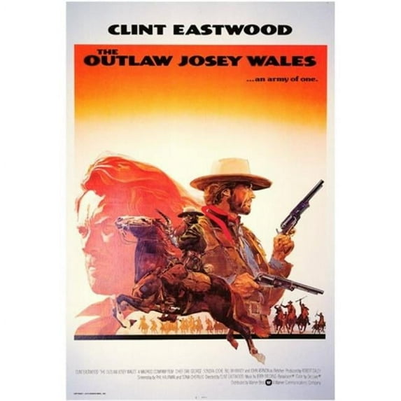 Outlaw Josey Wales Movie Poster - 11 x 17 in.