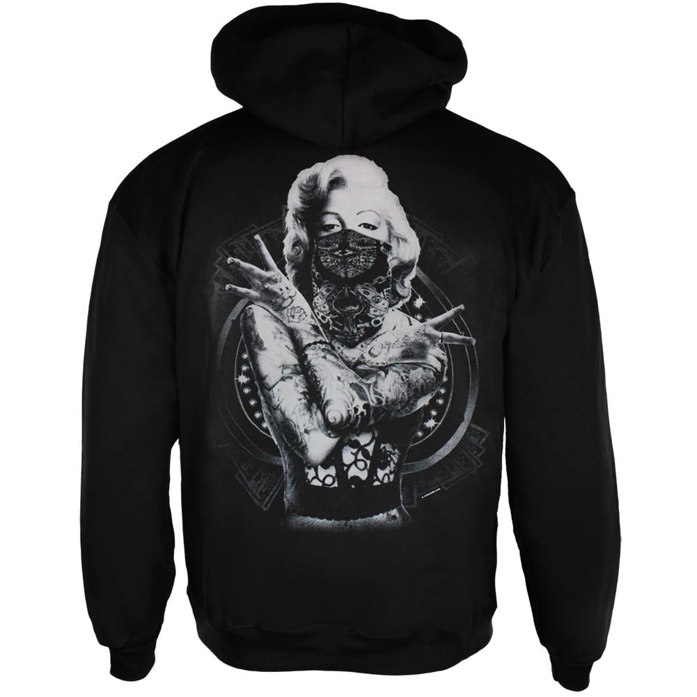Black marilyn monroe hoodie hotsell