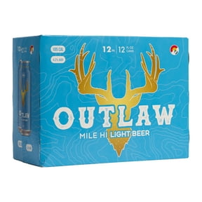 Outlaw Light Beer, 12 Pack, 12 fl oz Cans