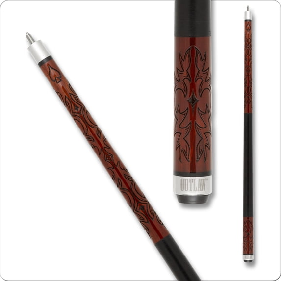 Outlaw OL54 Cherry Pool Cue Billiard Stick Billiards Cues