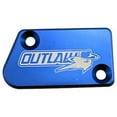 thumbnail image 1 of Outlaw Racing  Blue Billet Front Brake Cap, 2007-2015, 1 of 1