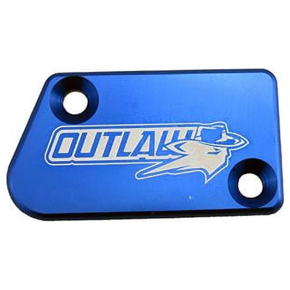 Outlaw Racing Blue Billet Front Brake Cap, 2007-2015