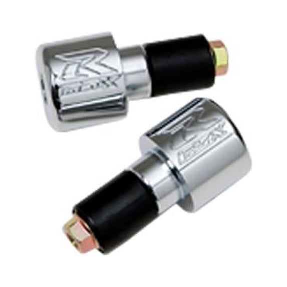 Outlaw Racing GSXR Engraved Bar Ends - Silver