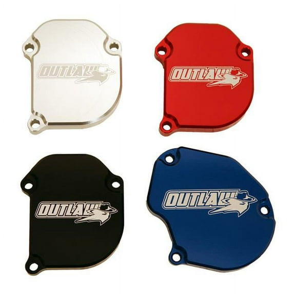 Outlaw Racing OR2014S ATV Billet Throttle Cover, Silver - 2014