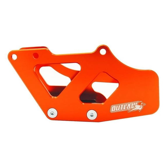 Outlaw Racing OR2804O Rear Aluminum Chain Guide Guard Block, Orange - KTM 125EGS, 1998 1999