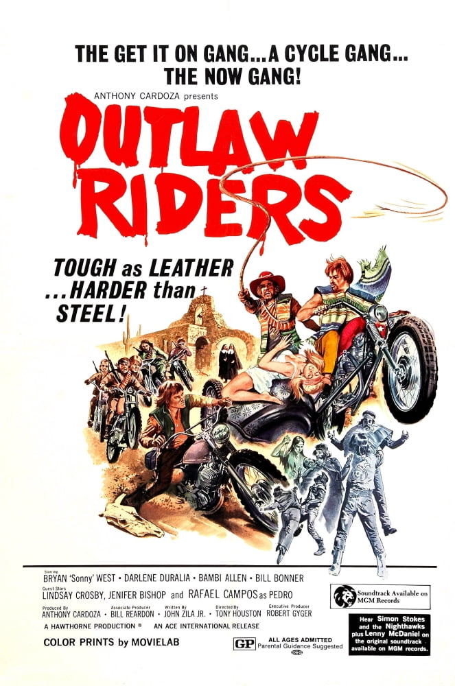 Outlaw Riders Canvas Art - (11 x 17)