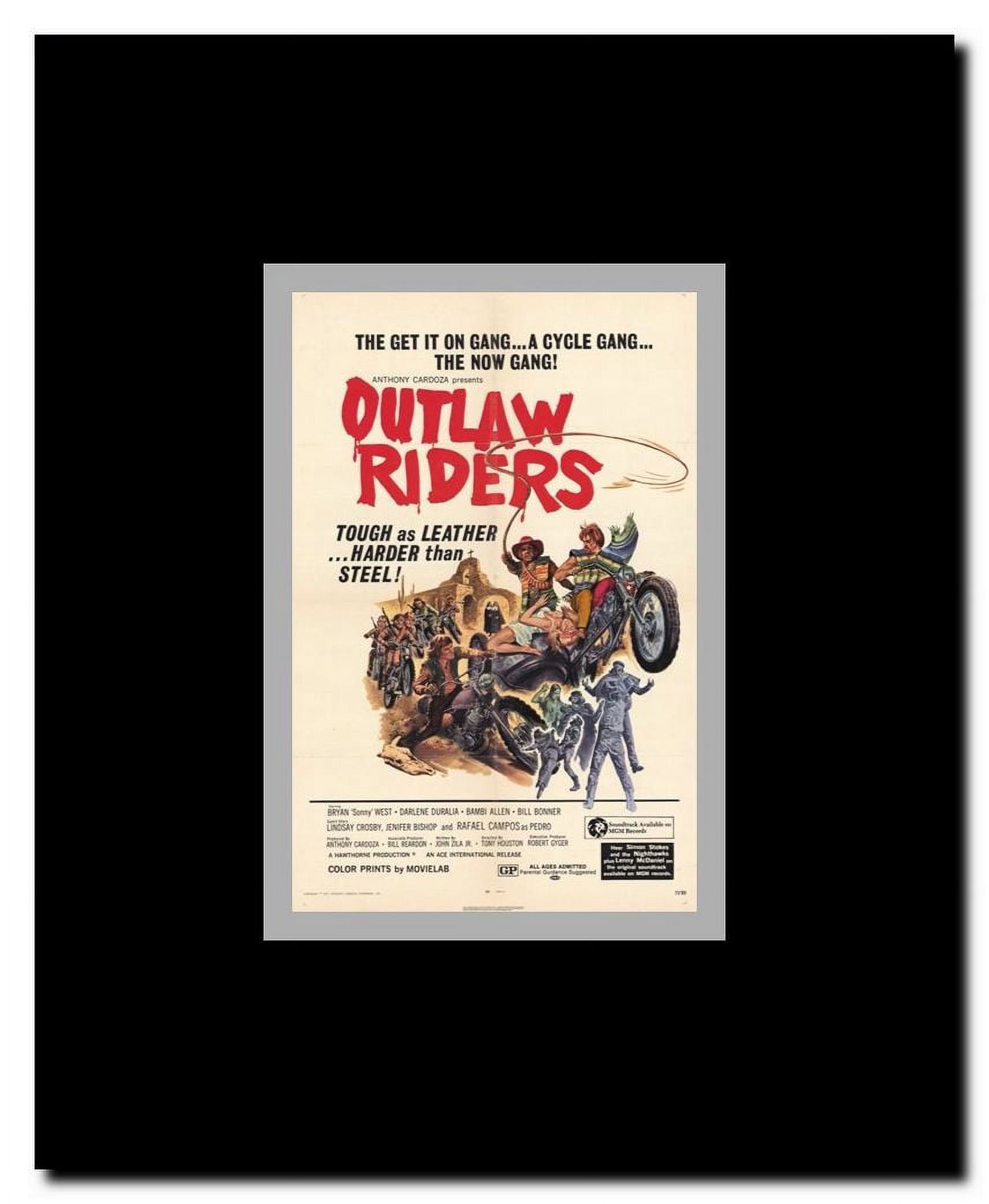 Outlaw Riders Framed Movie Poster