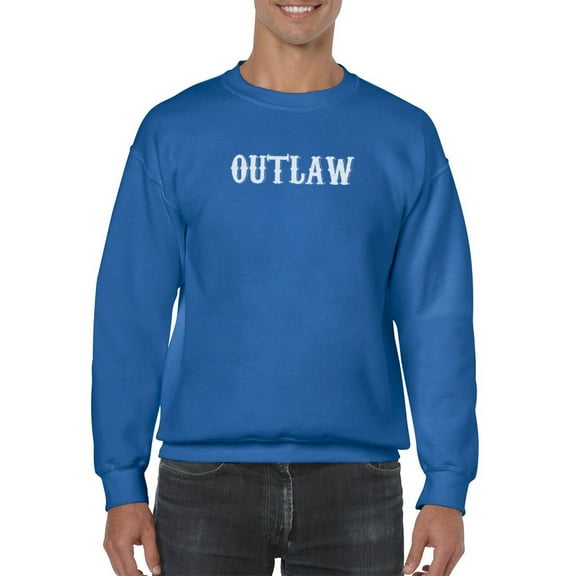 Outlaw Sweatshirt Men -Smartprints Designs, Male XX-Large