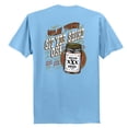 thumbnail image 1 of Outlaw Whiskey Get Yer Shine On Short Sleeve T-shirt-lightblue-Small, 1 of 4