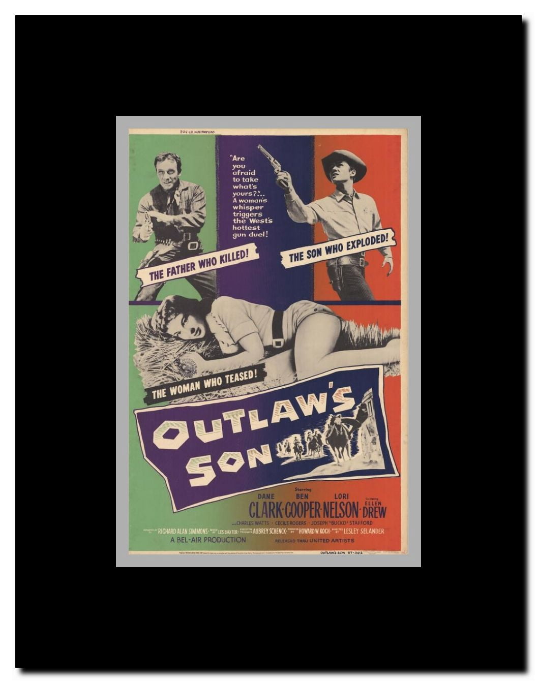 Outlaw's Son Framed Movie Poster
