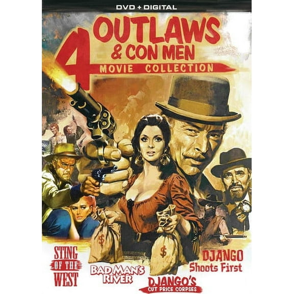 Outlaws & Con Men: 4 Movie Collection (DVD), Mill Creek, Western