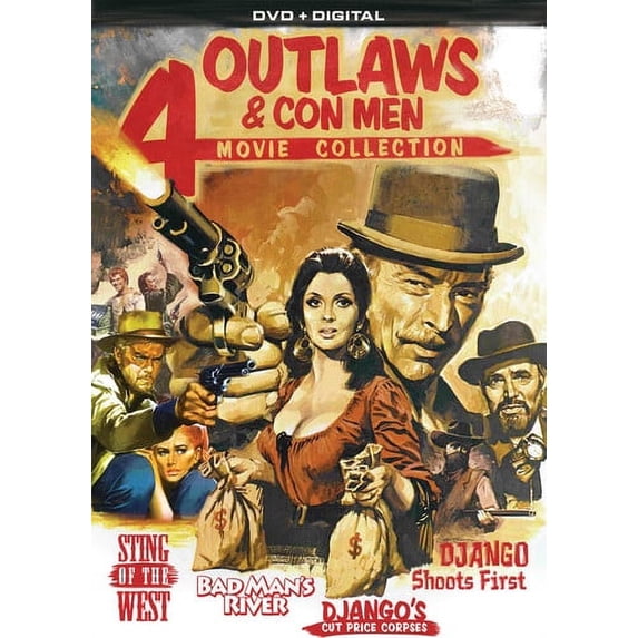 Outlaws & Con Men: 4 Movie Collection (DVD), Mill Creek, Western