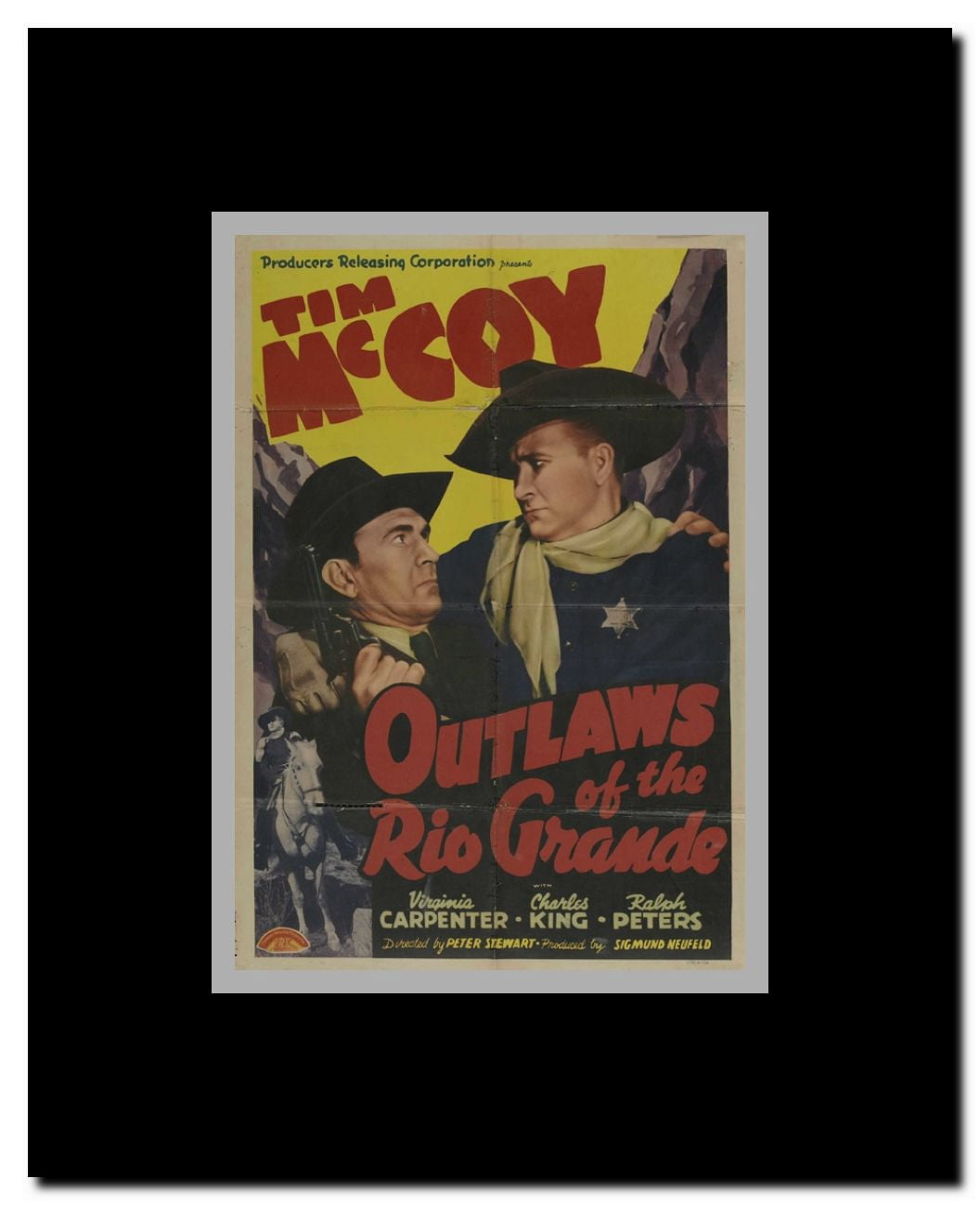 Outlaws of the Rio Grande Framed Movie Poster