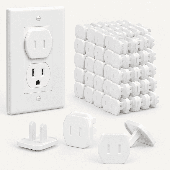 Outlet Covers 42-Pack White, Electrical Protector Safety Plug Covers