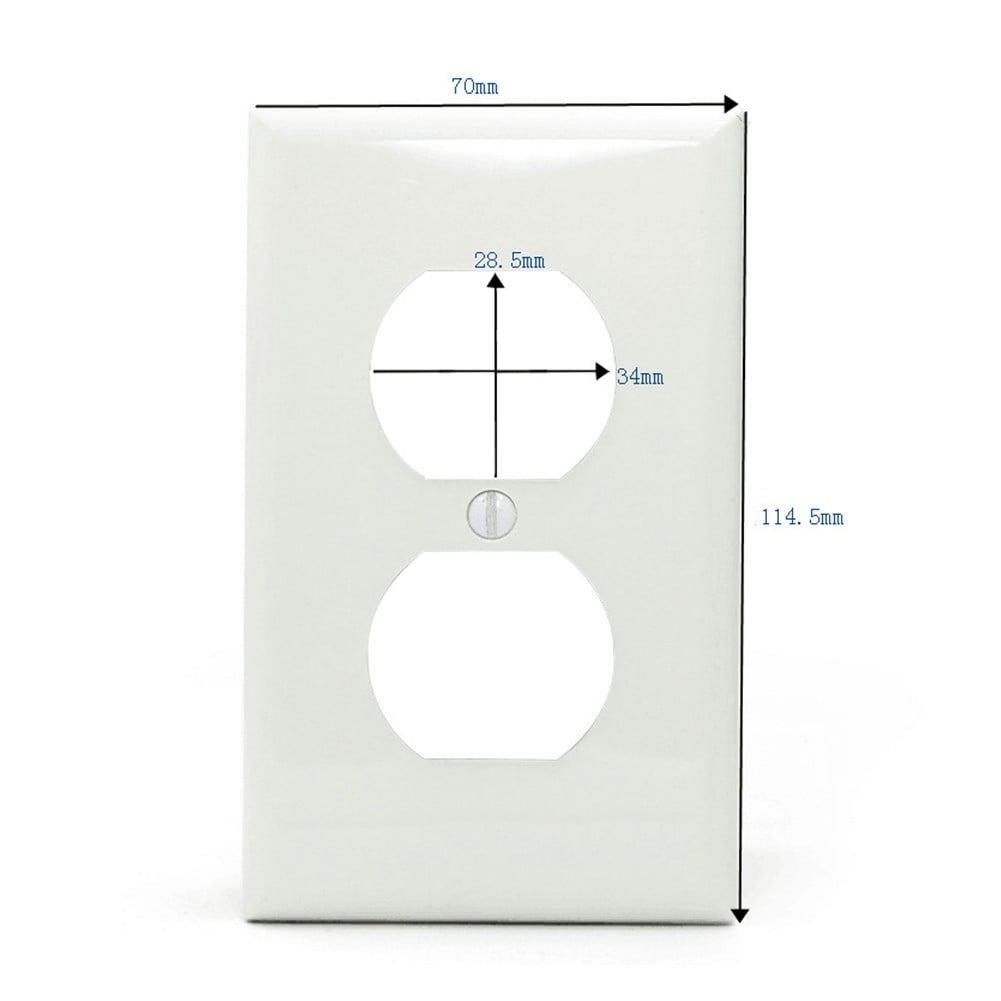 Outlet Covers Wall Plates,Standard Size Duplex Outlet Covers