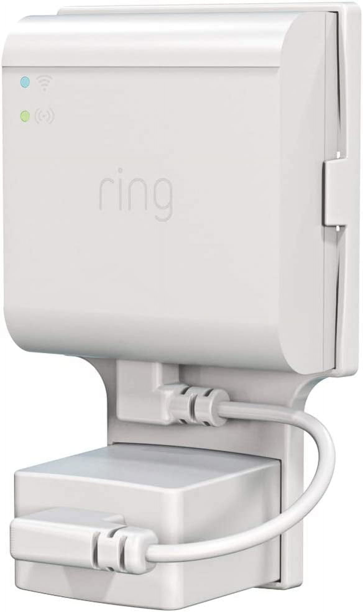 Outlet Mount for Ring Bridge, No Drilling and Speace Saving Wall Mount  Holder with Short Cable for Ring Smart Lighting