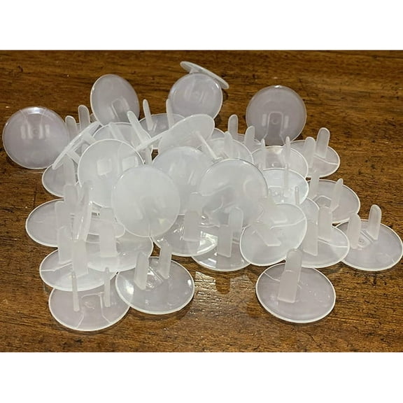 Outlet Plug Covers (40 Pack) Clear Child Proof Electrical Protector Safety Caps