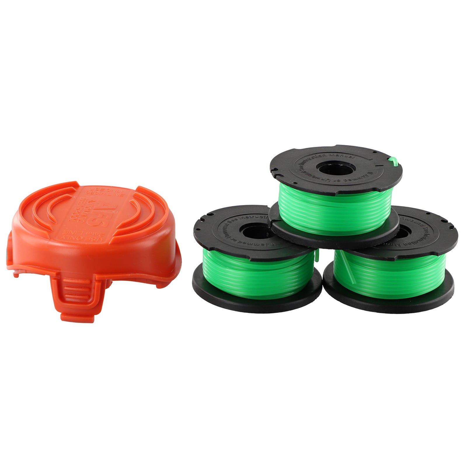 Trimmerspule & Kappe Für Rasentrimmer - 6 Stück Ersatzspulen Für GL7033, GL8033, GL9035 Modelle