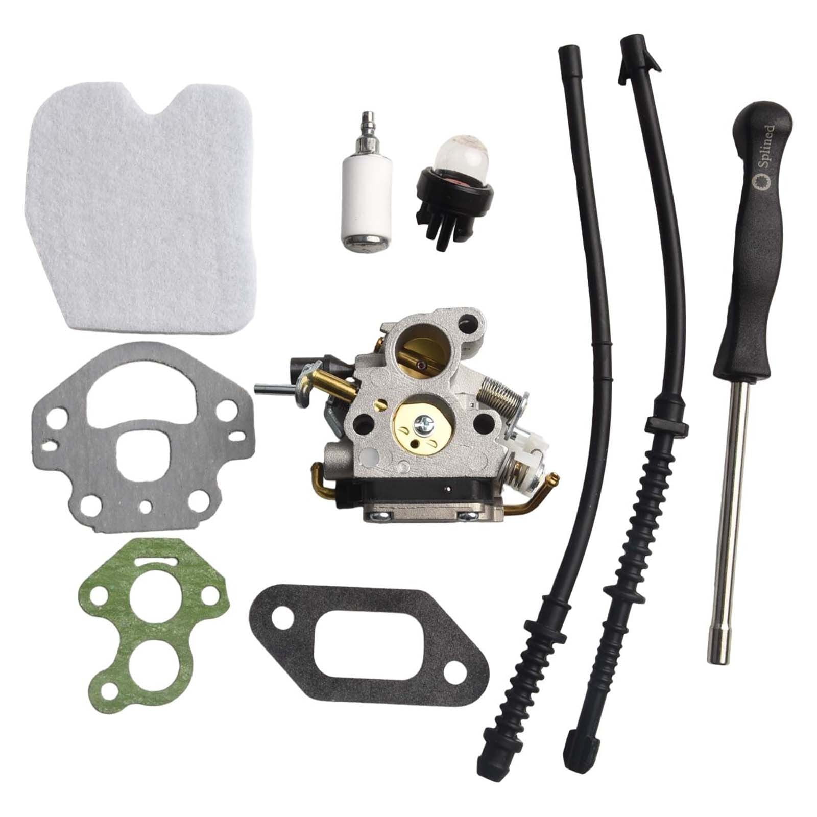 Outlier Carburetor Kit 506450501 for 135 140 435 435E 440 440E for Jonsared CS410, Lawn Mower Parts & Accessories