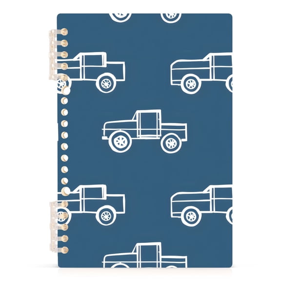 Outline Cars Notebooks 1-subject Journal 60 Sheets A5 College Ruled Paper Detachable Ring 8.3"x5.7"