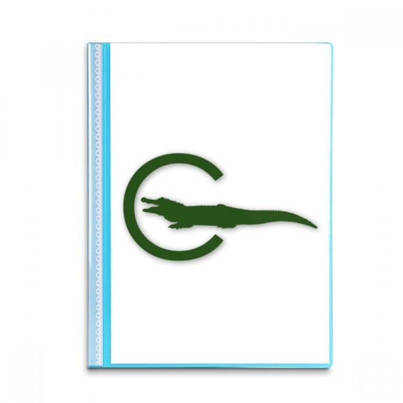 Outline Fish Attack Body Book Sheet Protectors Portfolio Binder Folder