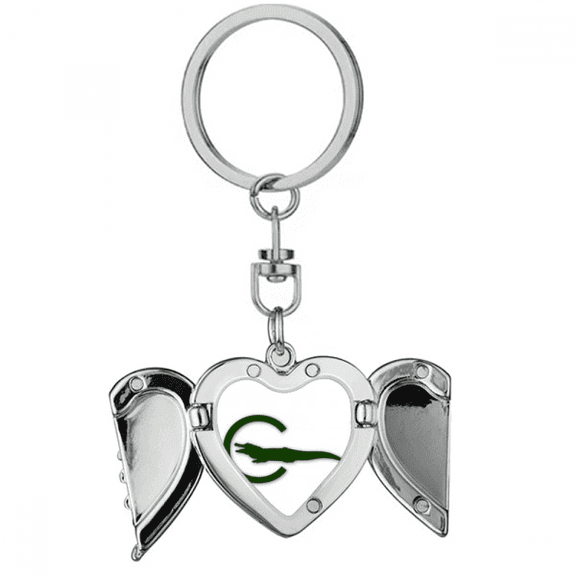 Outline Fish Attack Body Heart Angel Wing Key Chain Holder