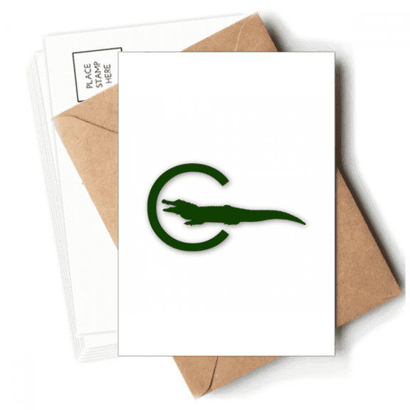 Outline Fish Attack Body Postcards Envelopes Blank Note Cards Mailing
