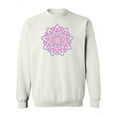 thumbnail image 1 of Outline Flower Mandala Design. Sweatshirt Women -Image by Shutterstock, Female x-Large, 1 of 4