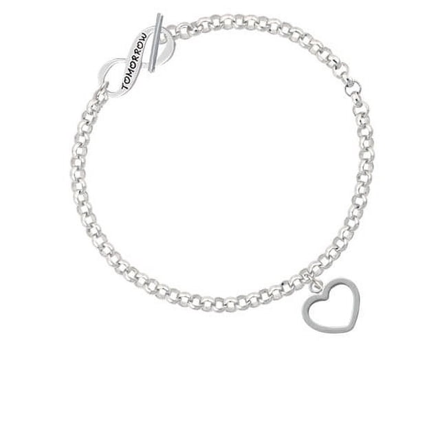 Outline Heart Today Tomorrow Infinity Toggle Chain Bracelet - Walmart ...
