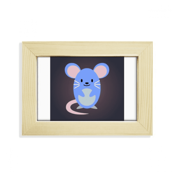 Outline Lovely Cartoon Mouse Exquisite Desktop Decorate Photo Frame Picture Art Painting 5x7 inch
